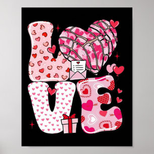 Spanish Valentines Day Concha Valentine Sweets Lov Poster