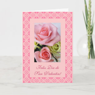 Spanish: Valentine's Day - Dia de San Valentin Holiday Card