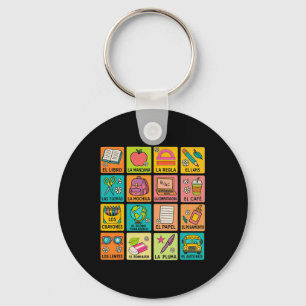 Spanish Vocabulary Back To School Maestra Bilingua Key Ring