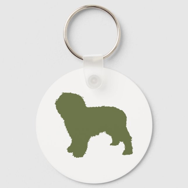 Spanish Water Dog Key Ring (Front)