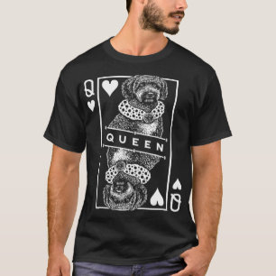 Spanish Water Dog Queen Of Hearts Pop T-Shirt