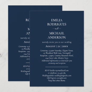 Spanish Wedding Invitation BILINGUAL Nuestra Boda