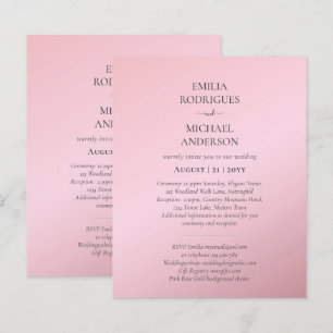 Spanish Wedding Invitation BILINGUAL Nuestra Boda