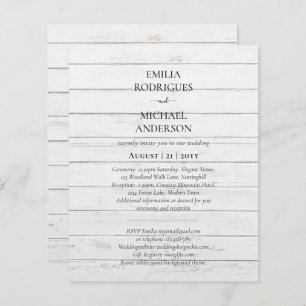 Spanish Wedding Invitation BILINGUAL Nuestra Boda