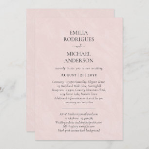 Spanish Wedding Invitation BILINGUAL Nuestra Boda