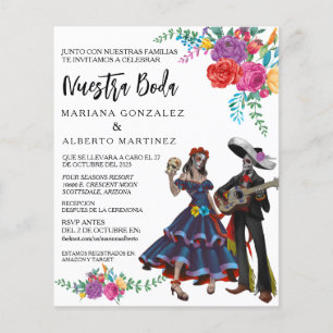 Spanish Wedding Nuestra Boda Day of Dead