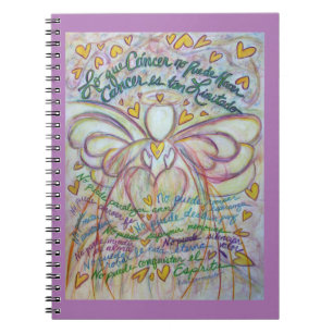 Spanish What Cancer Cannot Do Art Notebook Journal