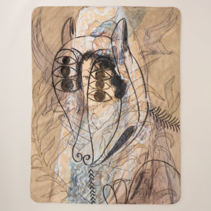 Spanish Woman   Francis Picabia   Sherpa Blanket