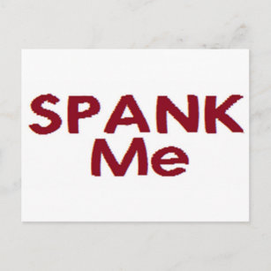 Spank Me Postcard