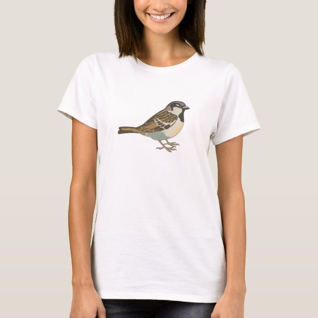 Spanny Sparrow T-Shirt (Front)