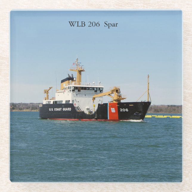 Spar glass coaster (Front)