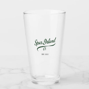 Spar Island, CT Vintage 1912 Pint Glass
