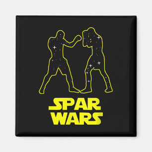 Spar Wars Boxing Parody Spoof - Mens And Womens Magnet