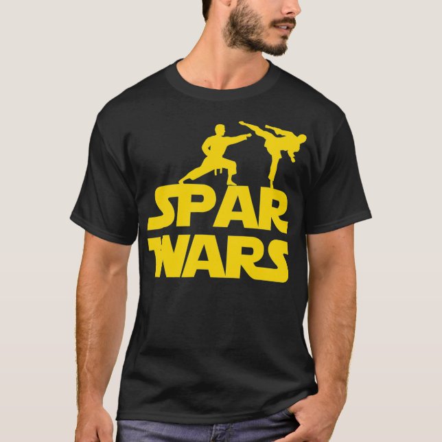 Spar Wars  for Karate Taekwondo MMA Martial Arts T-Shirt (Front)