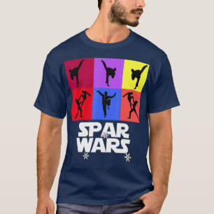 Spar Wars  Kick Boxing Taekwondo MMA Karate T-Shirt