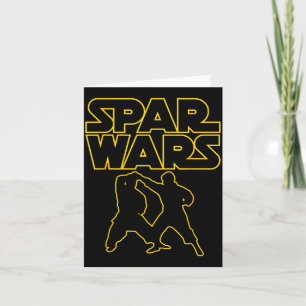 Spar Wars Martial Arts Taekwondo Karate The Funny Card