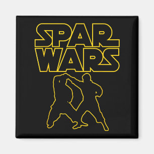 Spar Wars Martial Arts Taekwondo Karate The Funny Magnet