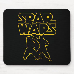 Spar Wars Martial Arts Taekwondo Karate The Funny Mouse Pad