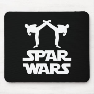 Spar Wars Mma Karate Taekwondo Boxing Martial Arts Mouse Pad