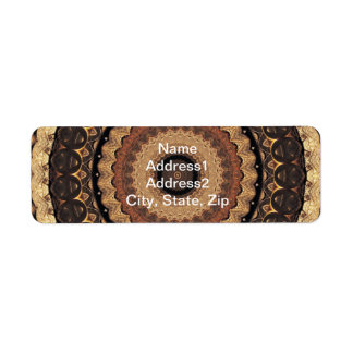 Spare Change Kaleidoscope Return Address Label