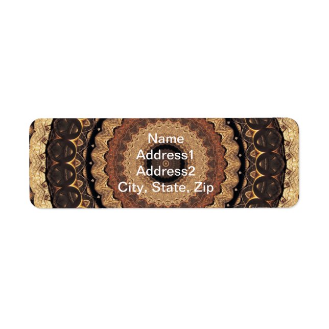 Spare Change Kaleidoscope Return Address Label (Front)