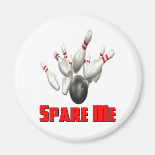 Spare Me Bowling Magnet