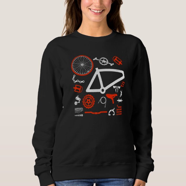 Spare Parts For Mountain Bikes Build The Bike Your Sweatshirt (Front)