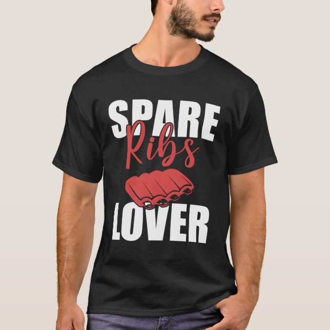Spare Ribs Bbq T-Shirt (Front)