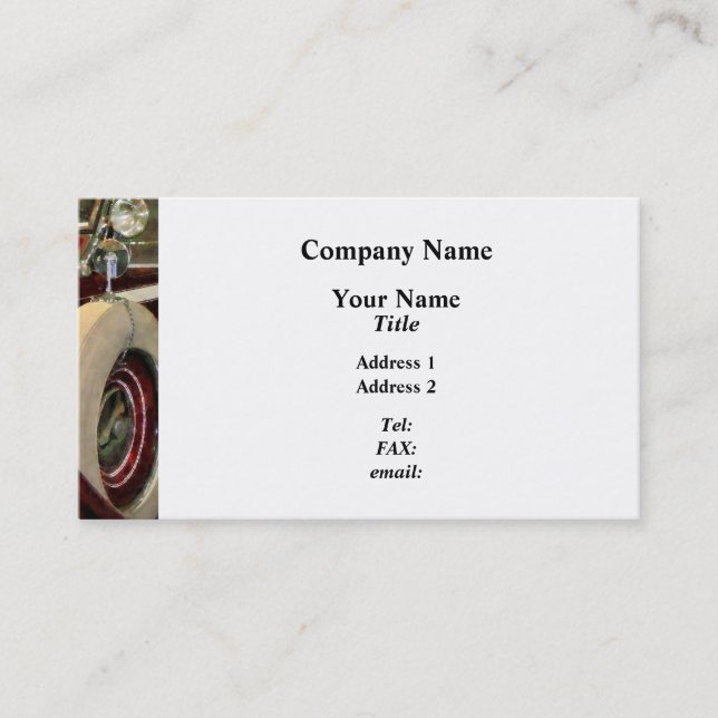Spare Tire Business Card (Front)