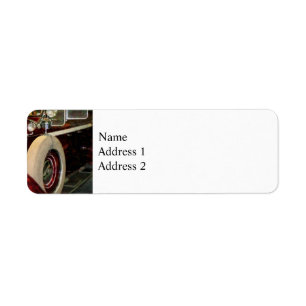 Spare Tire Return Address Label