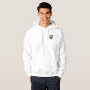SPARETIMES Men's BLACK Letter Pullover Hoodie