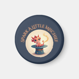 Spark a Little Mischief – Magical Dragon Magnet