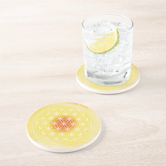 Spark Flower of Life Coaster (Side)