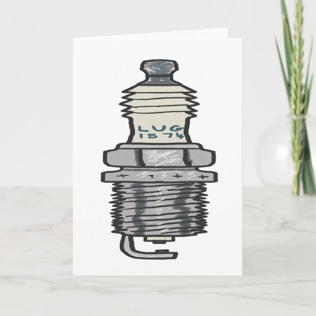 Spark Plug Mechanic Card (Front)