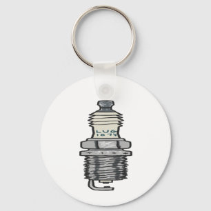 Spark Plug Mechanic Key Ring