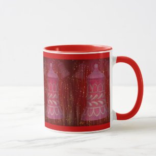 Sparkeling Pink Christmas Ornament Gift Mugs
