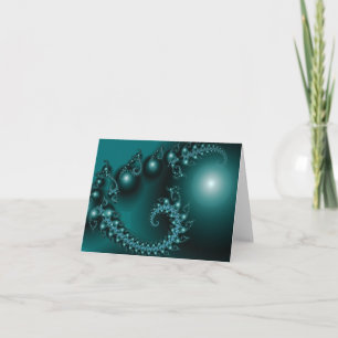 Sparkle 3 Abstract Fractal Fine Art Card