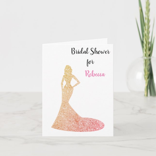 Sparkle and Shine Bridal Shower Invitation (Front)
