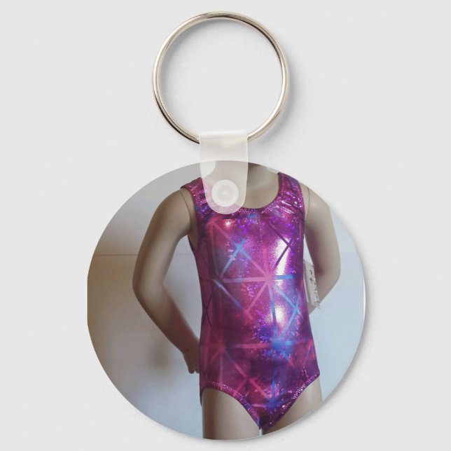 Sparkle and Shine Leotard Lover Key Ring (Front)