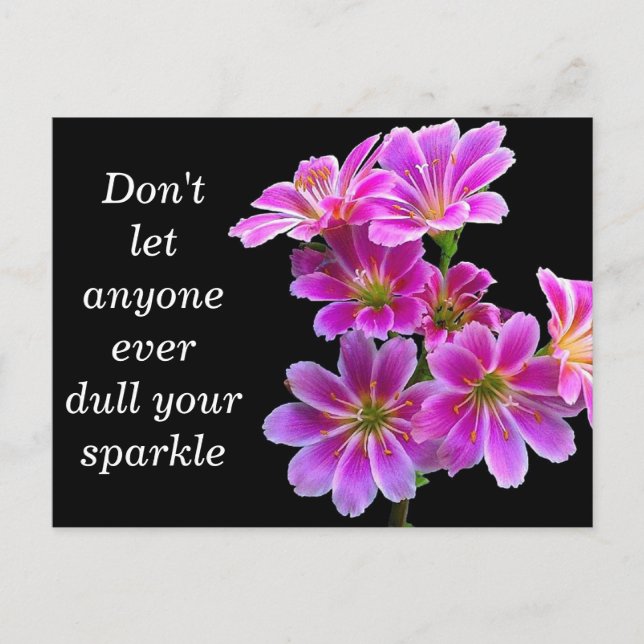 "Sparkle" - Art Photography Card (Front)