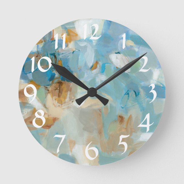Sparkle Beach Round Clock (Front)