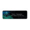 Sparkle Blue & Green Masquerade Address Labels