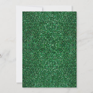 Sparkle Bright Green Dot St Patricks Day Christmas Invitation