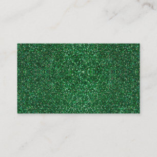 Sparkle Bright Green Dots St Patricks Day Business Card