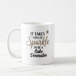 Sparkle Cake Decorator Coffee Mug