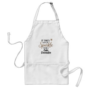 Sparkle Cake Decorator Standard Apron
