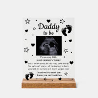 Sparkle Daddy to be Poem from Bump Ultrasonography