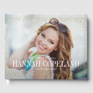 Sparkle Delight Graduation Party Guest Book