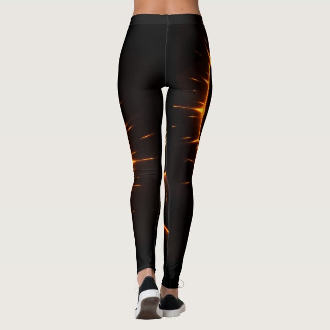 Sparkle Design Leggings (Back)