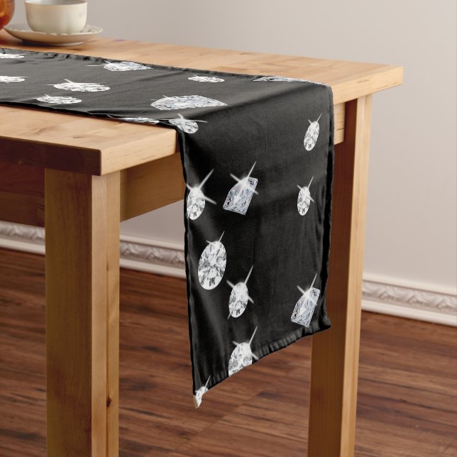 Sparkle Diamonds Short Table Runner (In Situ)